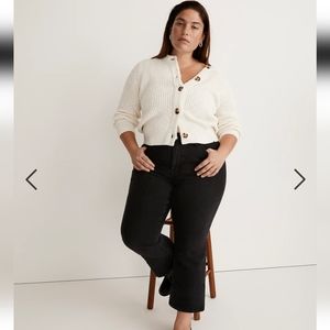 Madewell Black Straight-Leg Jeans